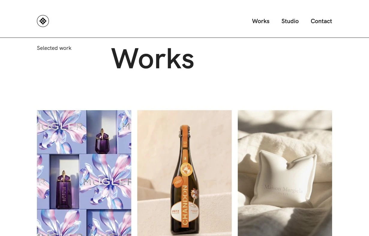 Works : le portfolio du studio