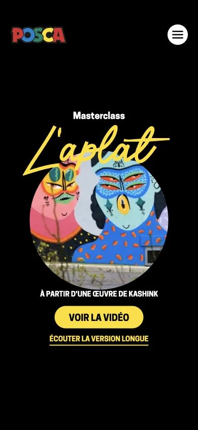 Les aplats avec Kashink