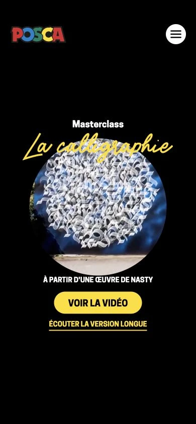 La calligraphie avec Nasty