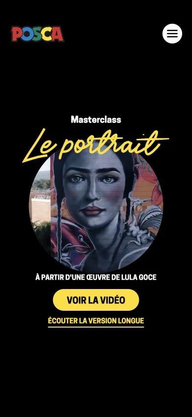 Entrer dans une masterclass sur mobile