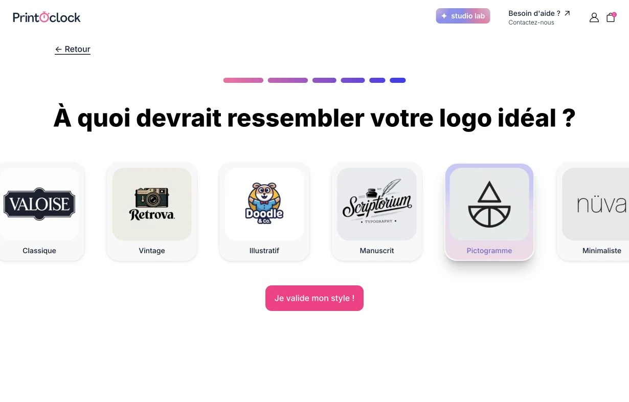 Choisir une direction pour le logo