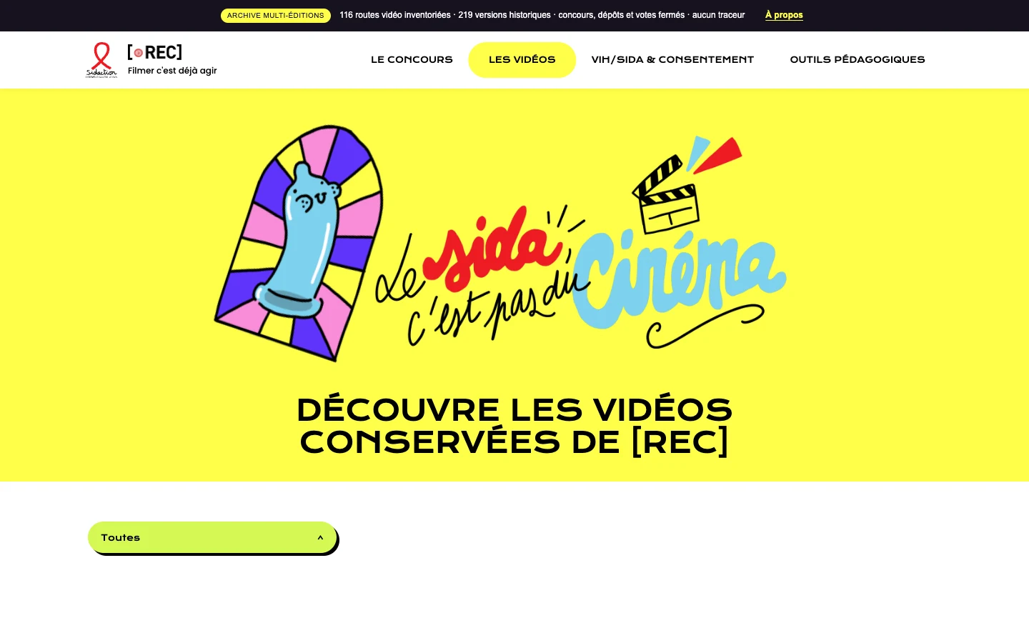 [REC] : l’entrée vers les vidéos